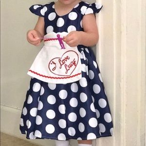 Toddler 2T I Love Lucy Costume Halloween